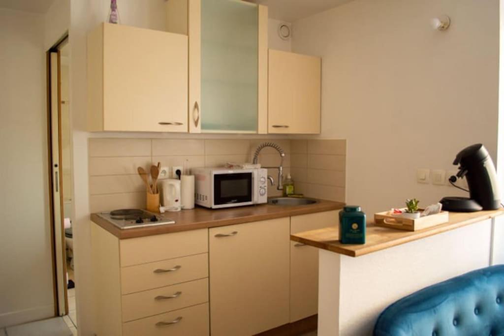 Studio Cosy Tv Wifi Confortable Et Chaleureux Gaillon Esterno foto